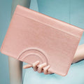 Portfolio with [Hidden Handle] and [Clipboard], Business Conference Portfolio Organizer Notepad Folder, for Women/Men...