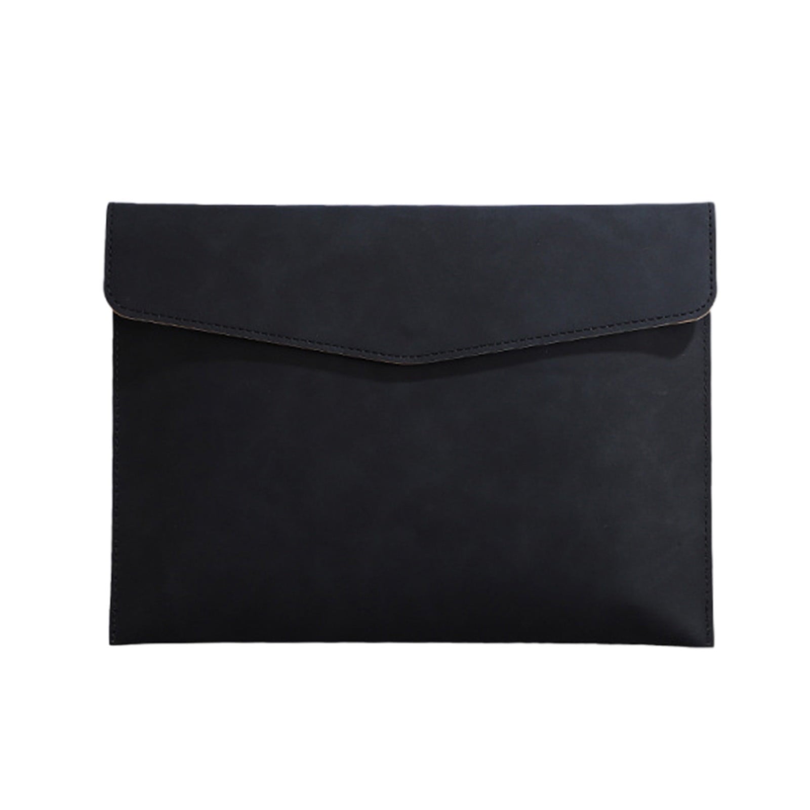 PU Leather Document Holder, Large Capacity File Folder for A5, Holds 100 Sheets, Business Portfolio Organizer with Ma... - Image 3