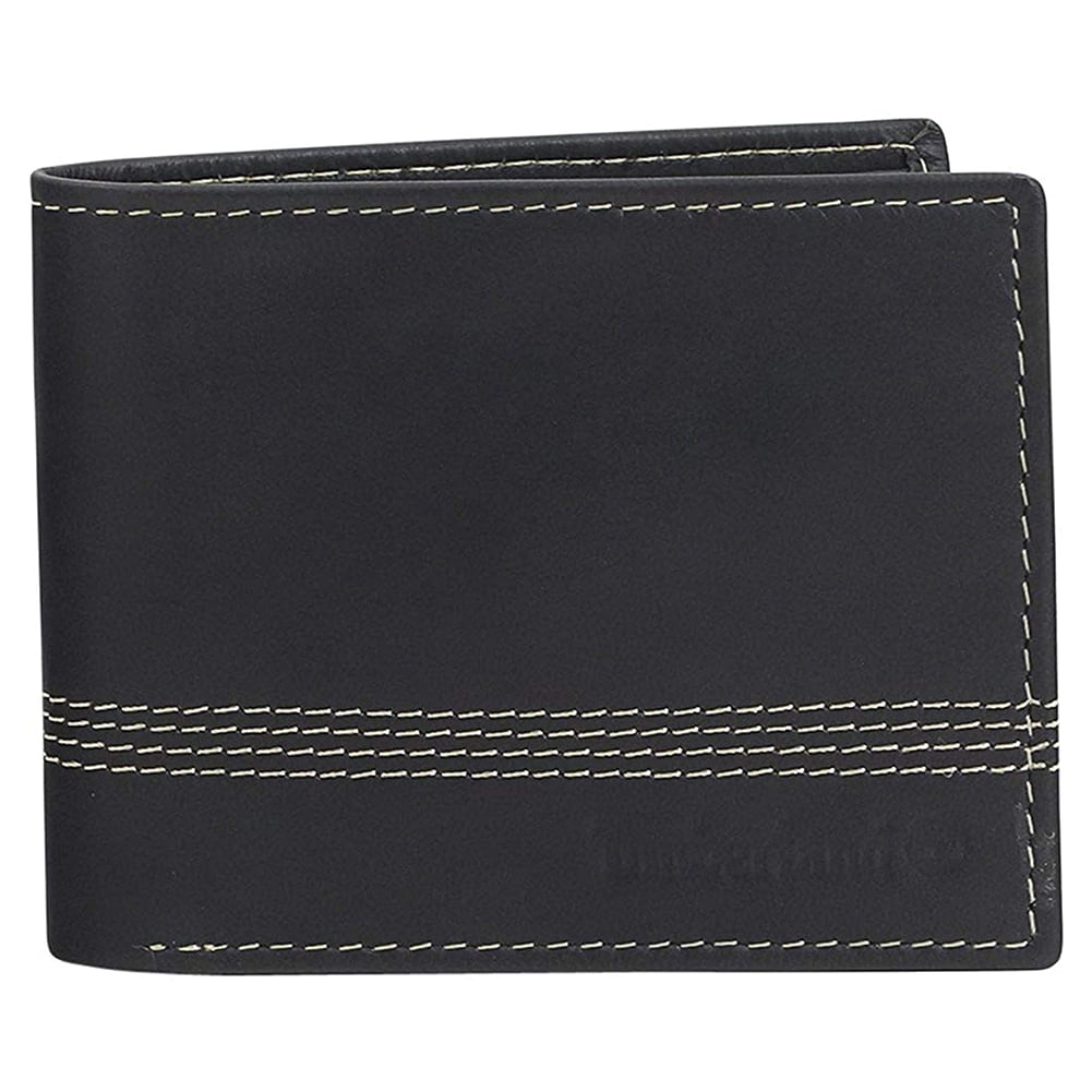 Men's Genuine Leather Hunter Passcase Wallet Black - Image 2
