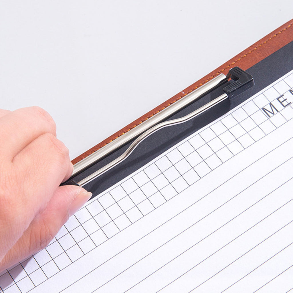 Padfolio with Clipboard, Faux Leather Portfolio Binder, Legal Pad Holder for Letter Size Notepad, Resume, Writing Pad... - Image 6