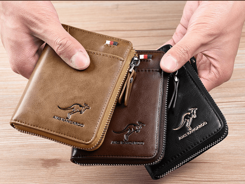 Men Men's RFID Blocking T1 Leather Wallet Credit Cards ID Durable Waterproof - Image 2