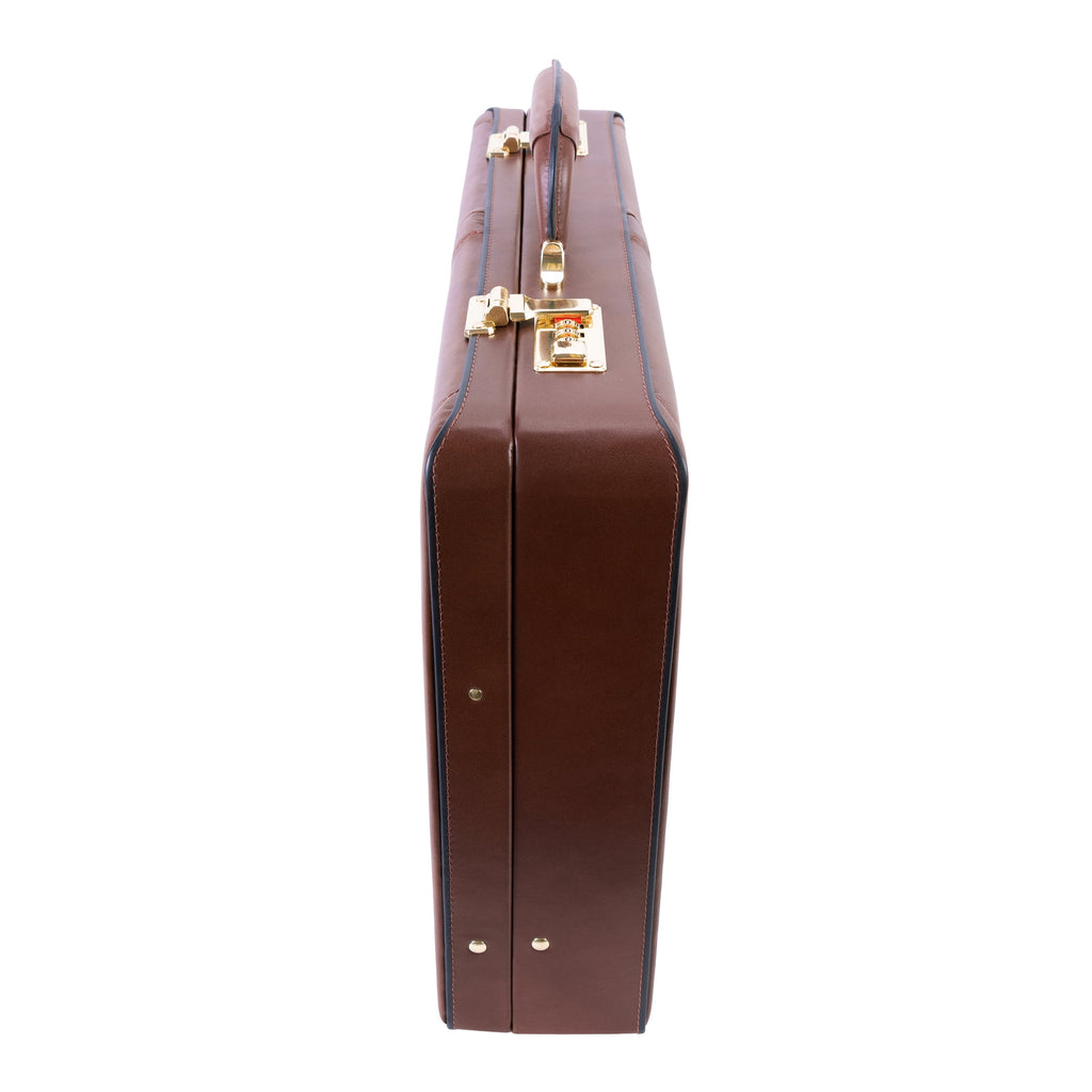 | 4.25” Leather Attaché Briefcase - Image 3