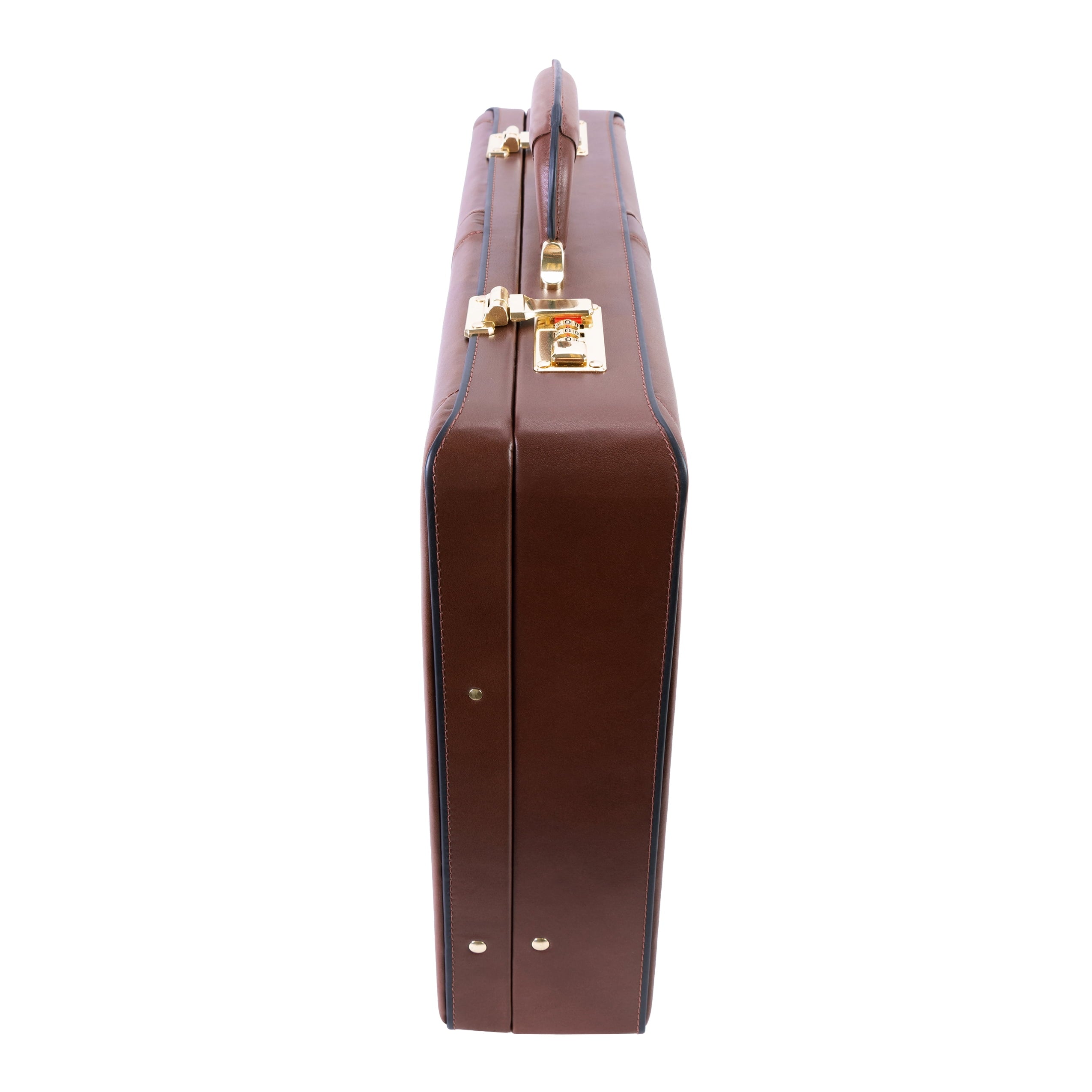 | 4.25” Leather Attaché Briefcase - Image 3