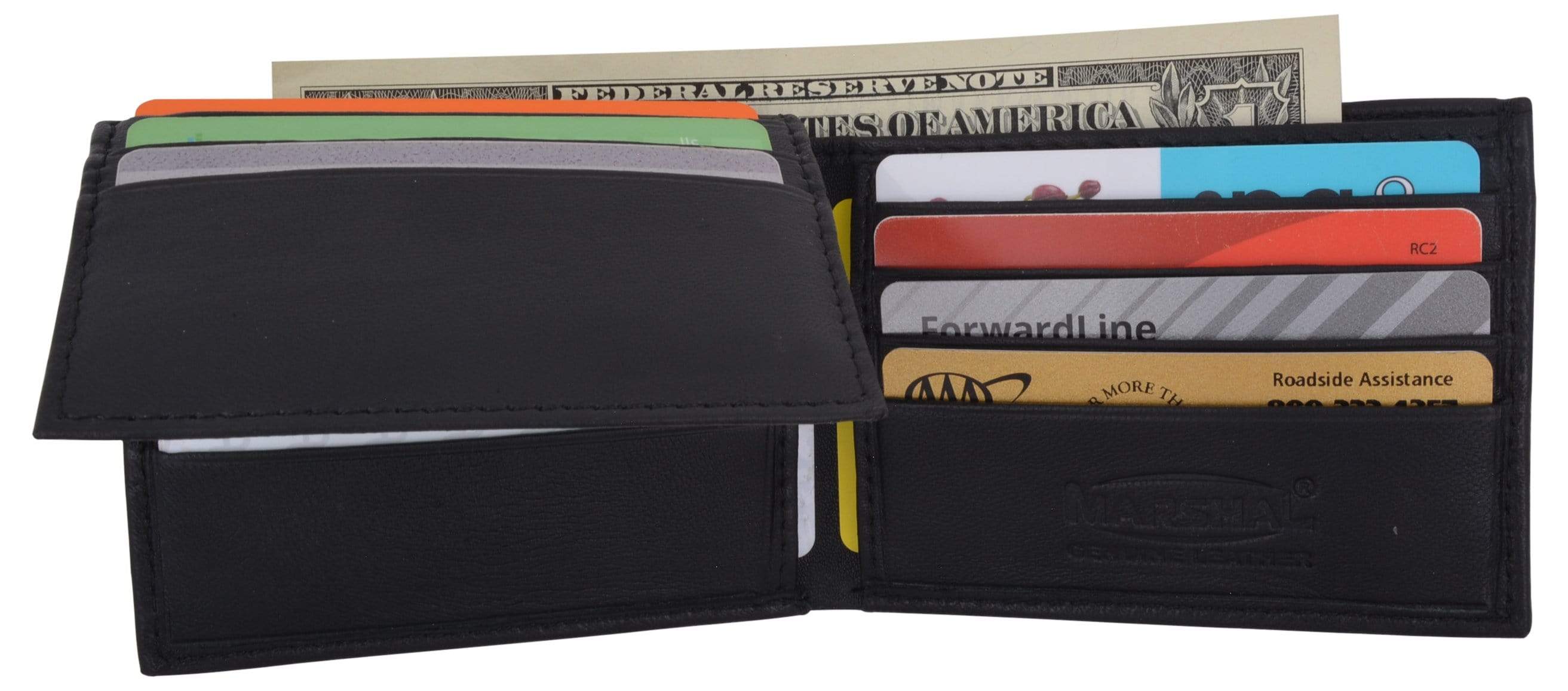 Men's Slim Bifold Soft Leather Credit Card ID Holder Wallet - Image 4