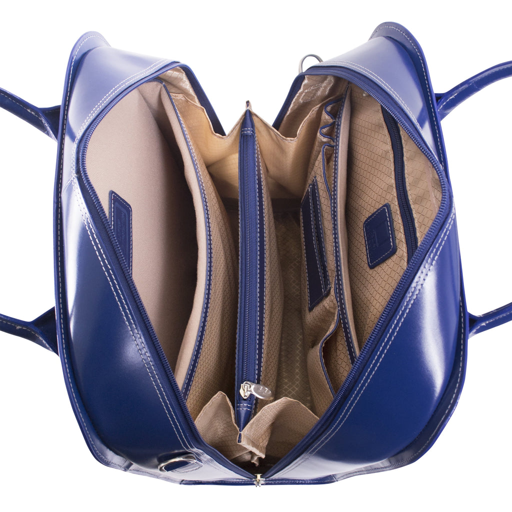 LA GRANGE | 15” Leather Vertical Detachable-Wheeled Laptop Case - Image 4