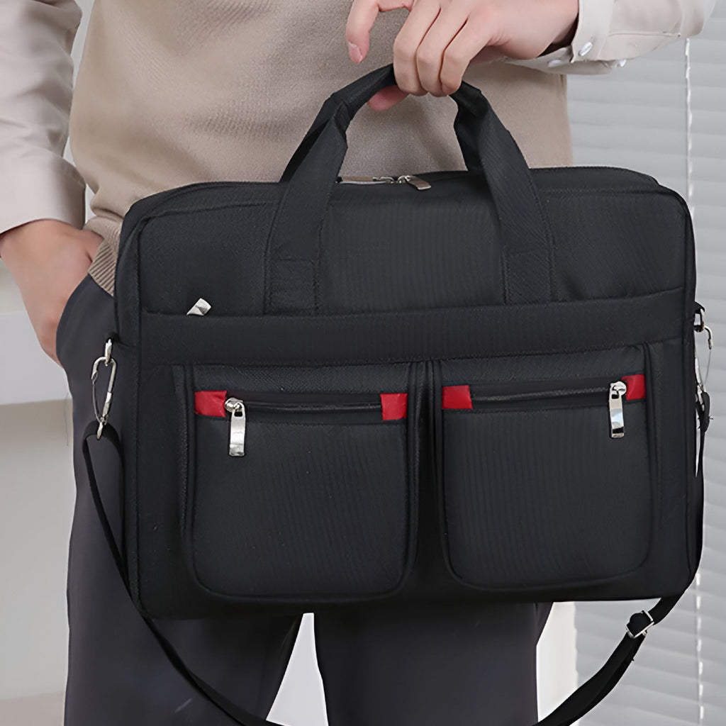 Large Briefcases for Men Tote Bag Laptop Case Work Bags Office Messenger Bag Handbags Sports Travel Chest Rucksacks S... - Image 5