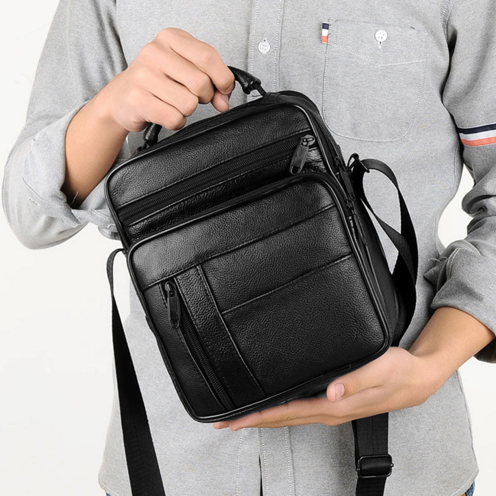 Men's Genuine Leather Handbag Shoulder Bag Fashion Cross Body Messenger Business,Men's leather messenger bag,briefcase,business satchel hand - Image 4