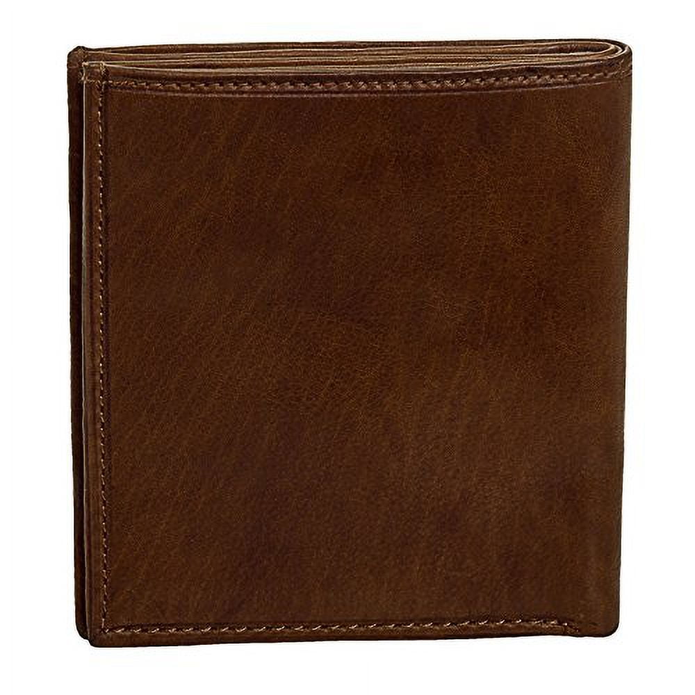 Men's Leather Big Hipster Bifold Wallet (British Brown) - Image 2