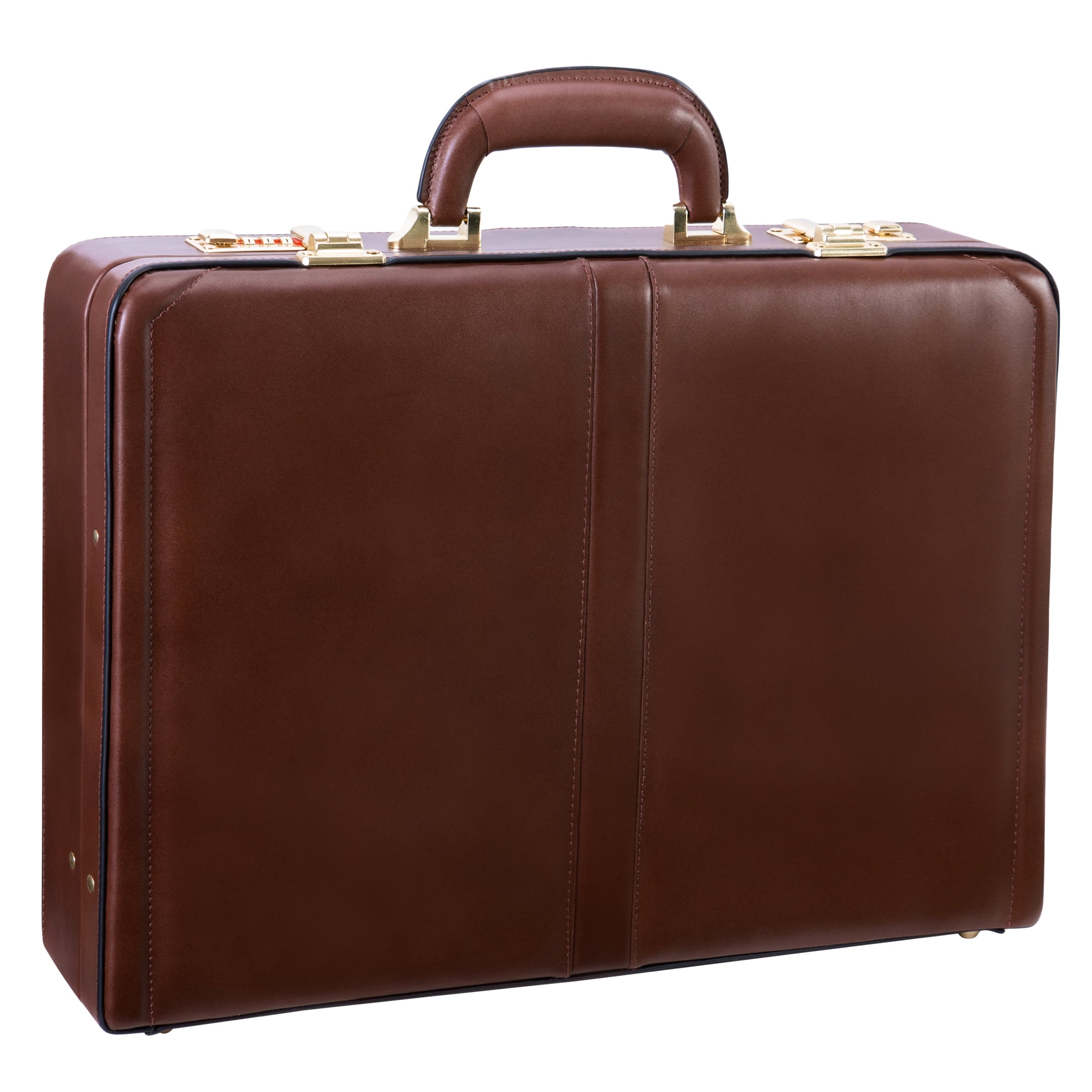 | 4.25” Leather Attaché Briefcase - Image 4