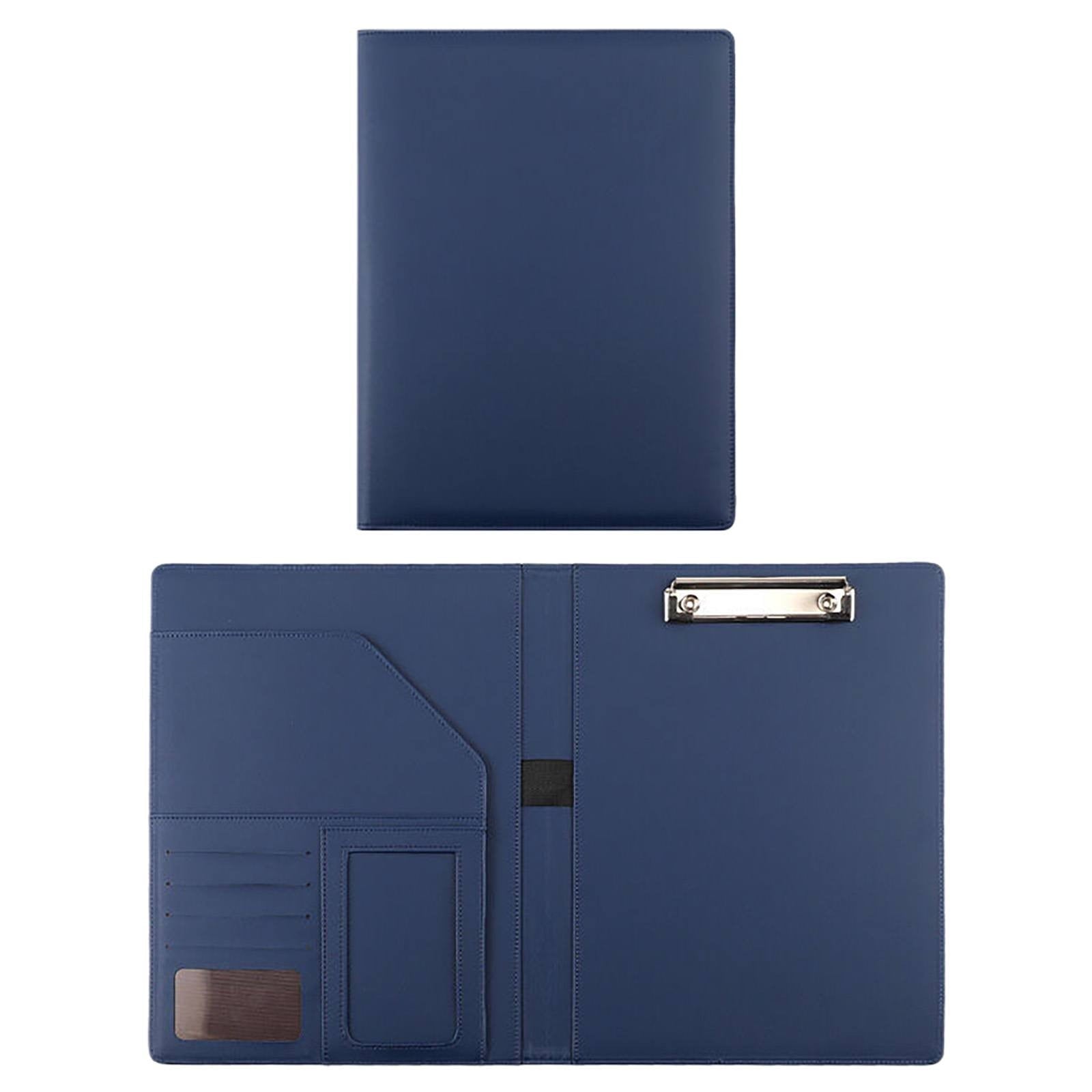 Expanding File Folder, Letter Size Filing Folder, Portfolio Folder with Calculator Faux Leather Padfolio with A4 Size... - Image 2