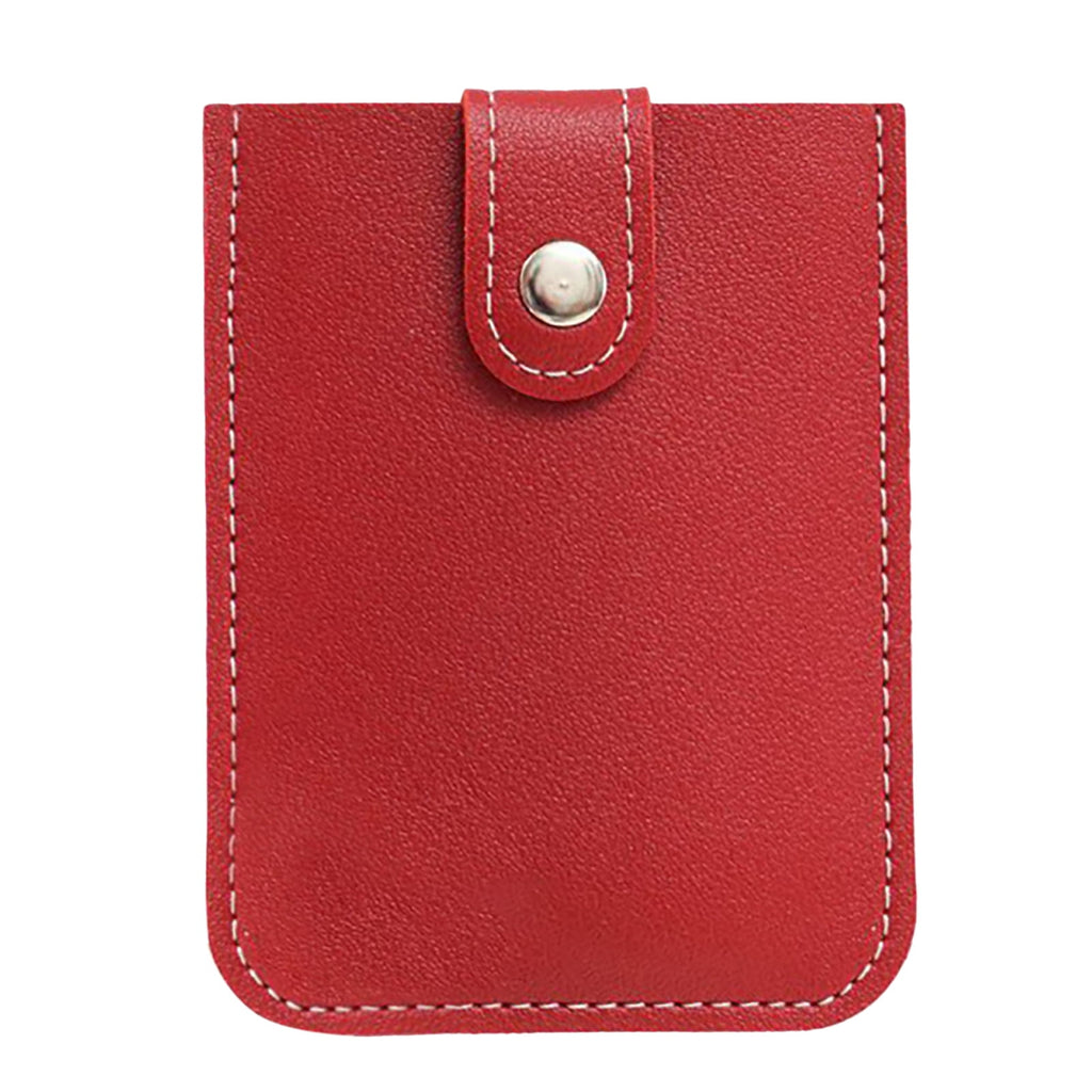 RFID Card Holder, Pull-out 6 Slots Wallet for Women, Faux Leather Slim Wallets Multi Card Case Button Coin Purse - Image 2