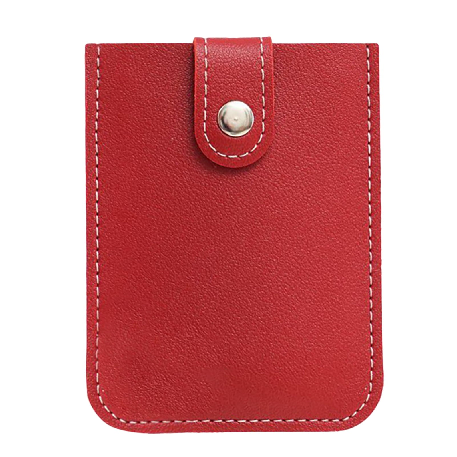 RFID Card Holder, Pull-out 6 Slots Wallet for Women, Faux Leather Slim Wallets Multi Card Case Button Coin Purse - Image 2