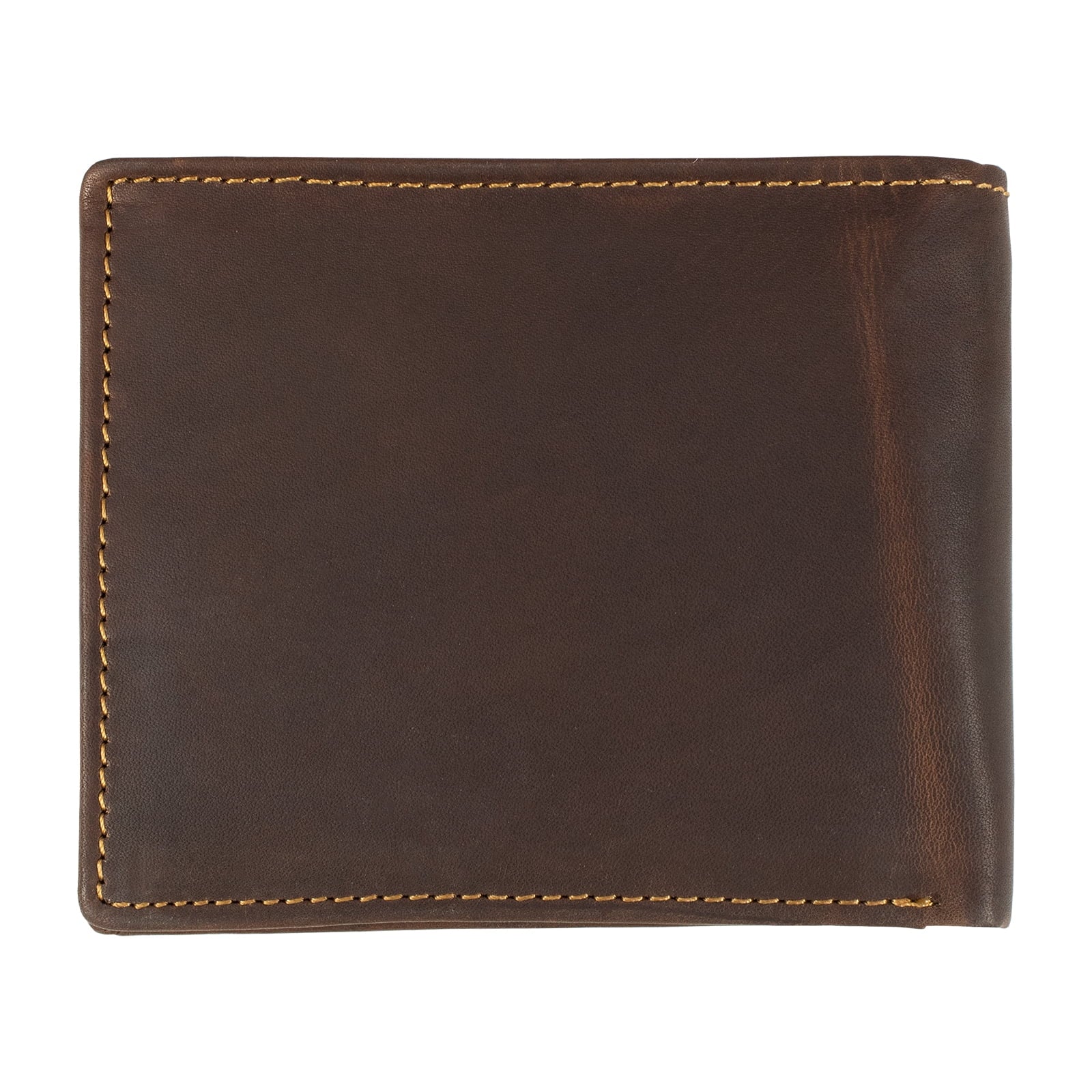 Hunter Leather RFID Blocking Mens Multi-Card ID Holder Bifold Wallet, Brown - Image 3