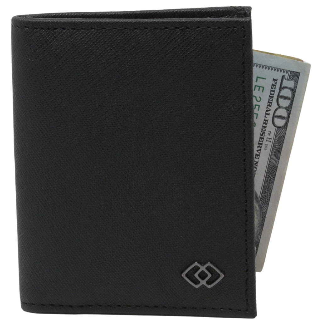 Men RFID Leather Wallet Slim Front Pocket Wallet Business Card Case - Image 6