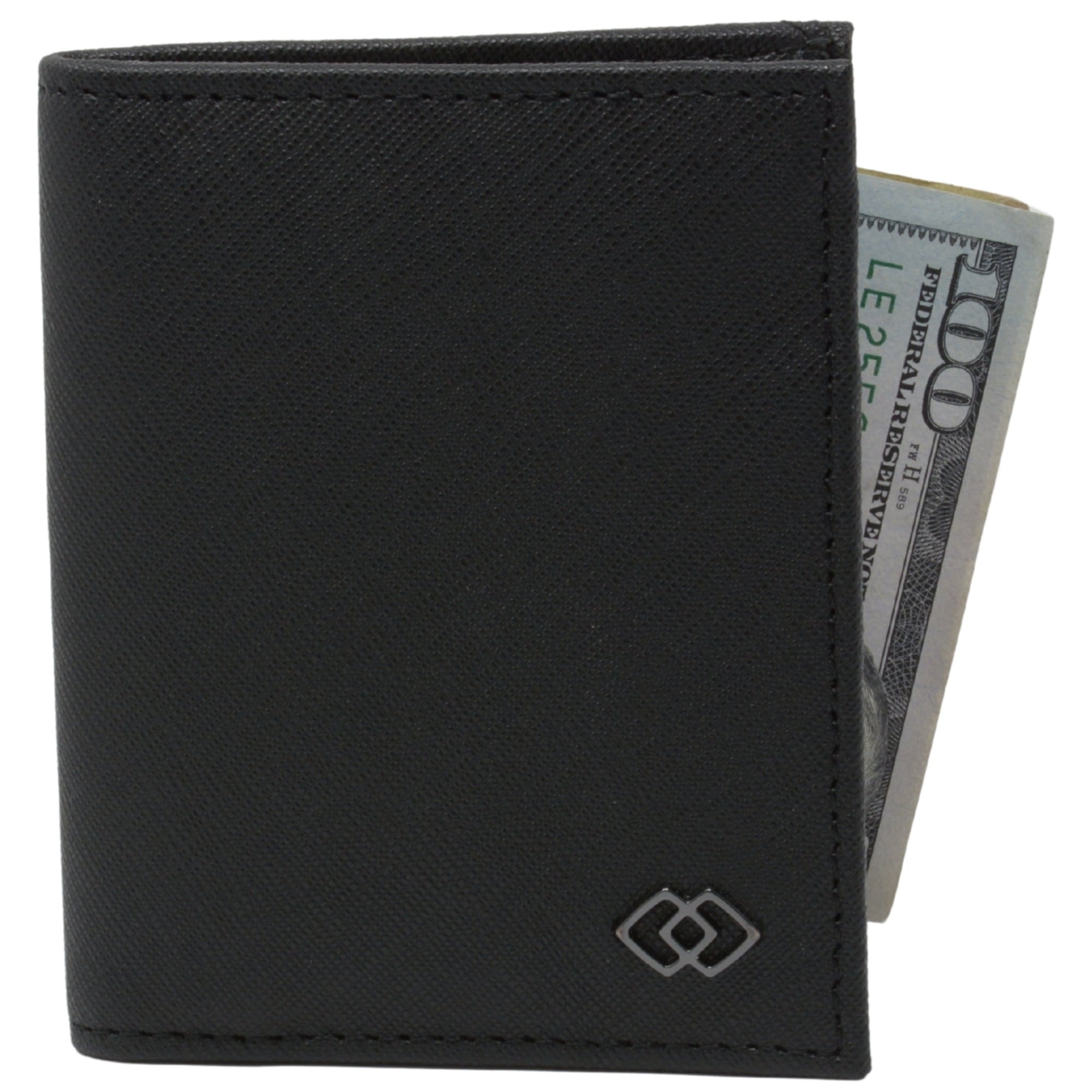 Men RFID Leather Wallet Slim Front Pocket Wallet Business Card Case - Image 6