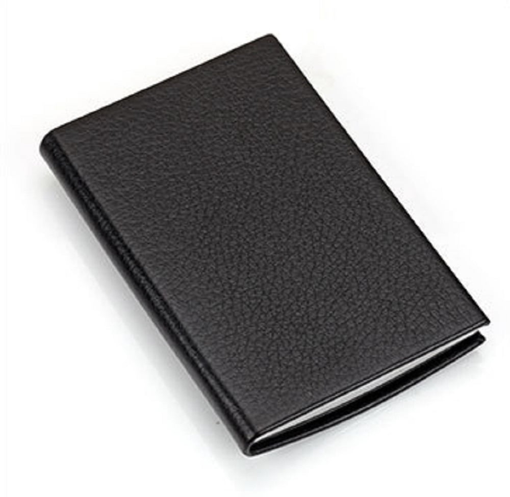 PU Leather Metal Business Card Holder, Slim Pocket Card Wallet for ID, Credit Cards & Name Cards, Professional Case, TIKA - Image 3