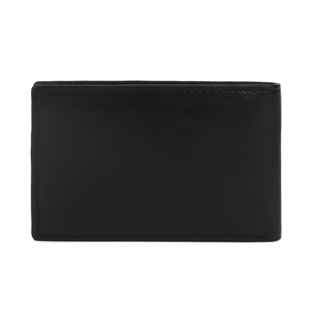 2026 New Genuine Leather Minimalist Bifold Wallets for Men Rfid Blocking Slim Mens Wallet,Black,For Everyday Use,Travel,Business,Secure Card - Image 4