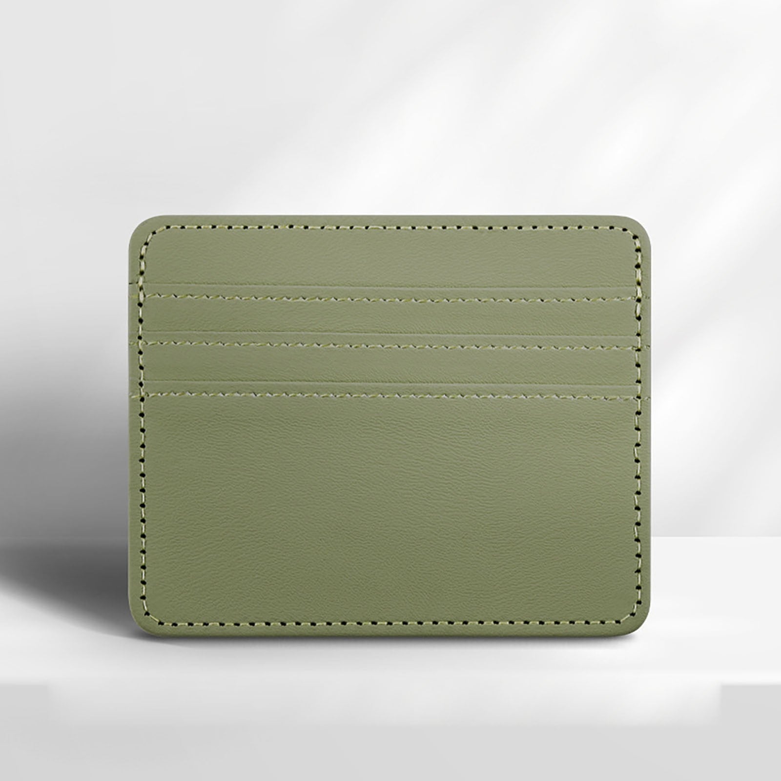 Card Holder Card Storage Bag Green,Credit Card Holder Slim Minimalist Front Id Small Compact Leather ,Card Holder*1 - Image 4
