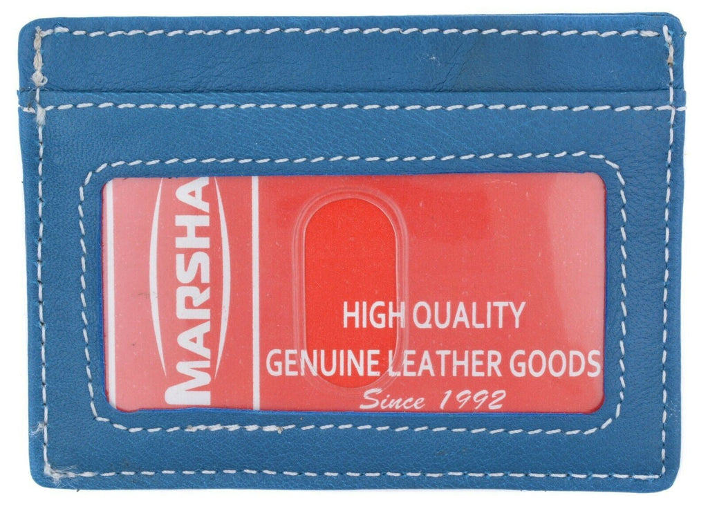 New Genuine Leather Slim Card Holder Wallets For Men - Minimalist - Image 6