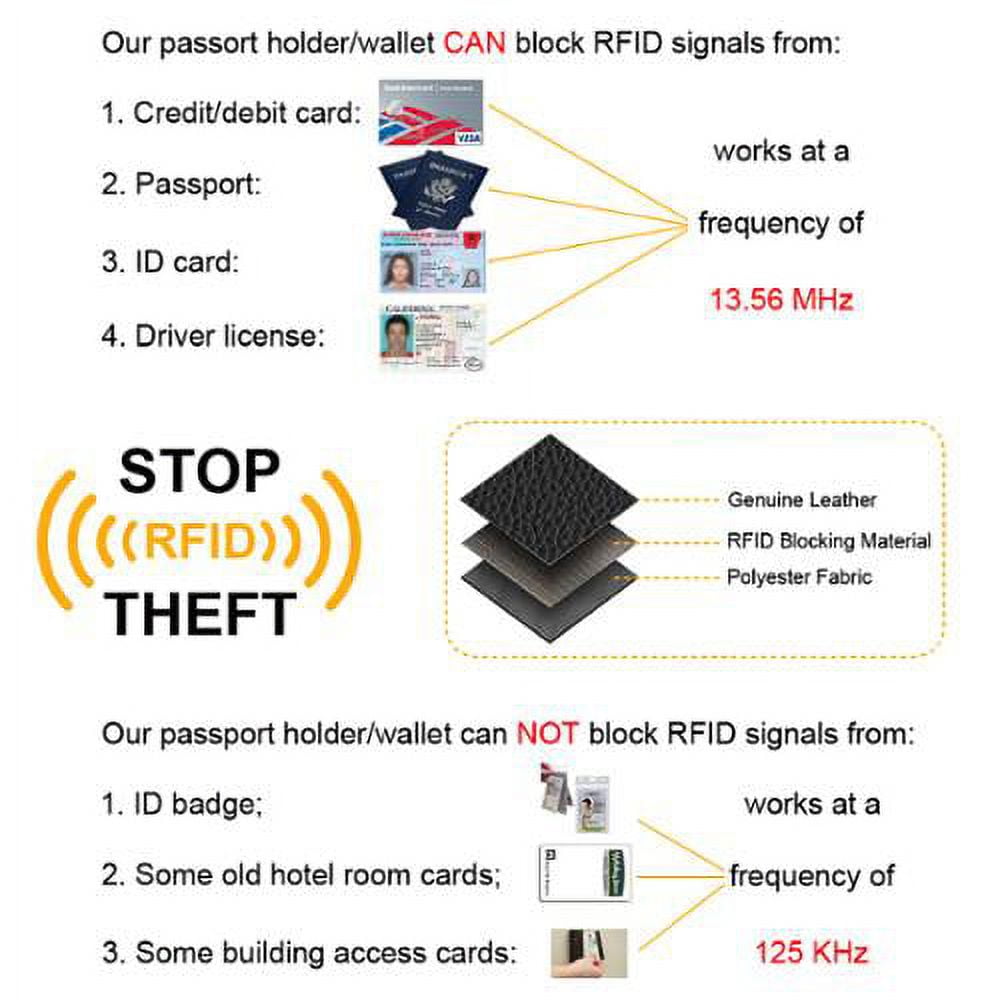 Credit Card Holder with ID Window, RFID Blocking PU Leather Slim Wallet Sleeve for Men Women - Image 4