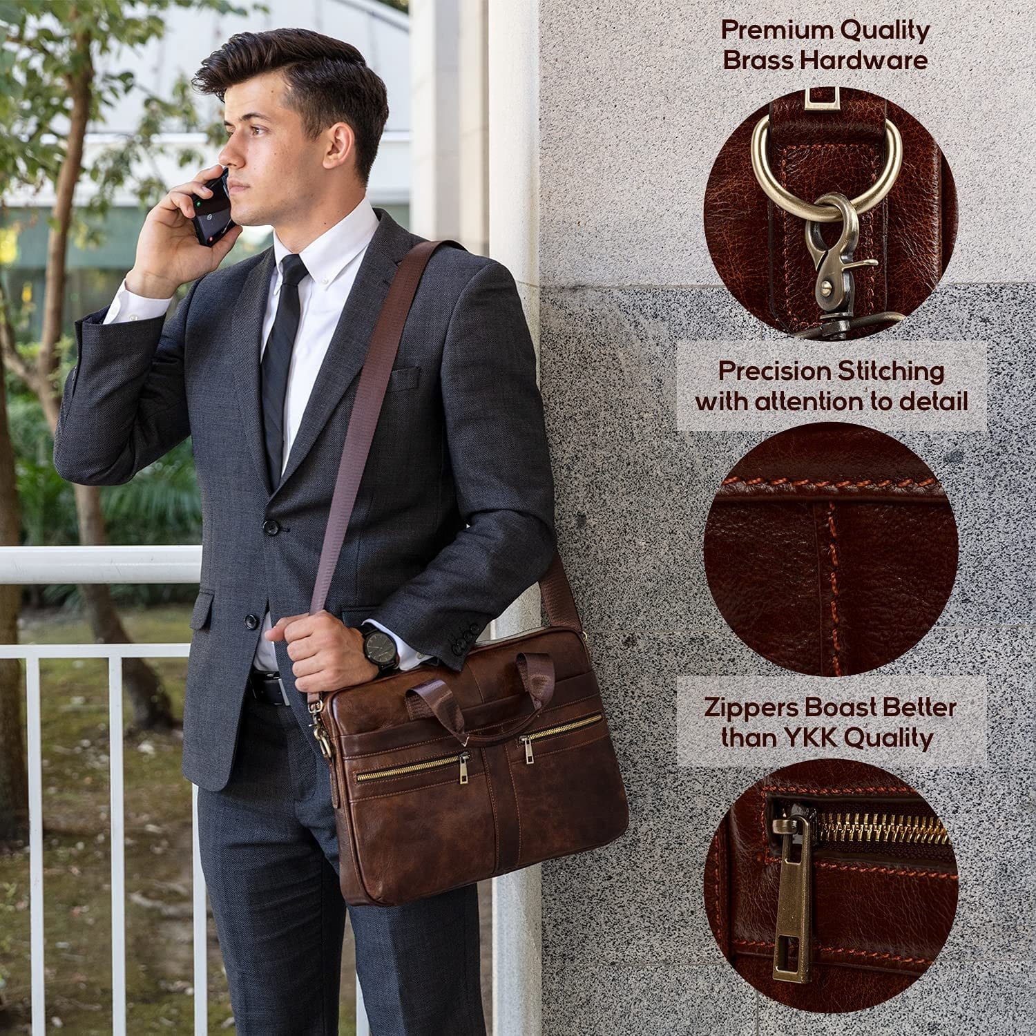 for Men with Padded Protection for 14 inch Laptop - Image 3