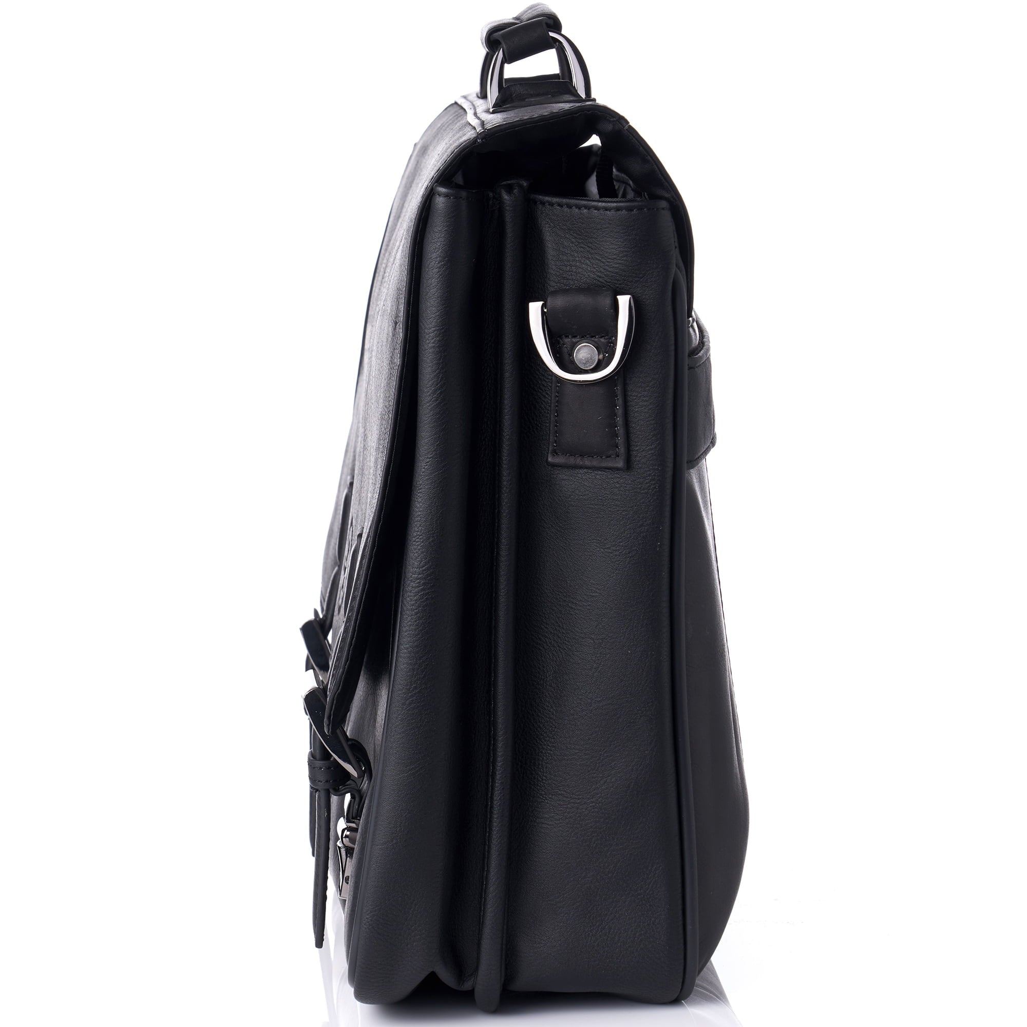 Leather Briefcase up to 15.6” Laptop Case Messenger Bag Portfolio - Image 5