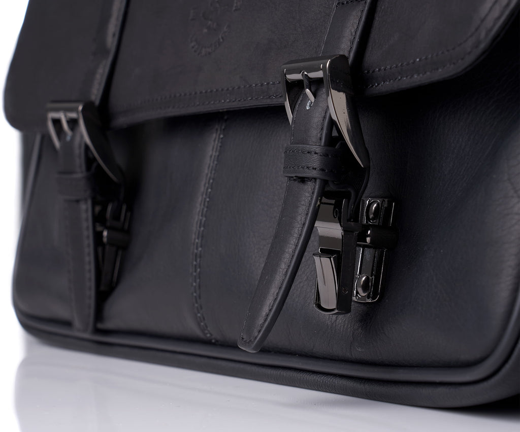 Leather Briefcase up to 15.6” Laptop Case Messenger Bag Portfolio - Image 6