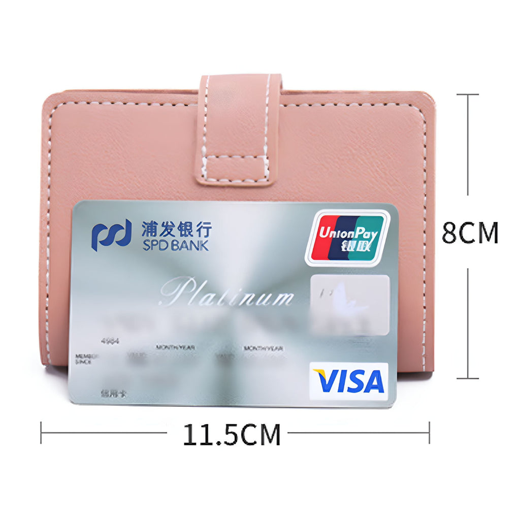 26 PU Leather ID Credit Card Holder Pocket Case Purse Wallet - Image 4