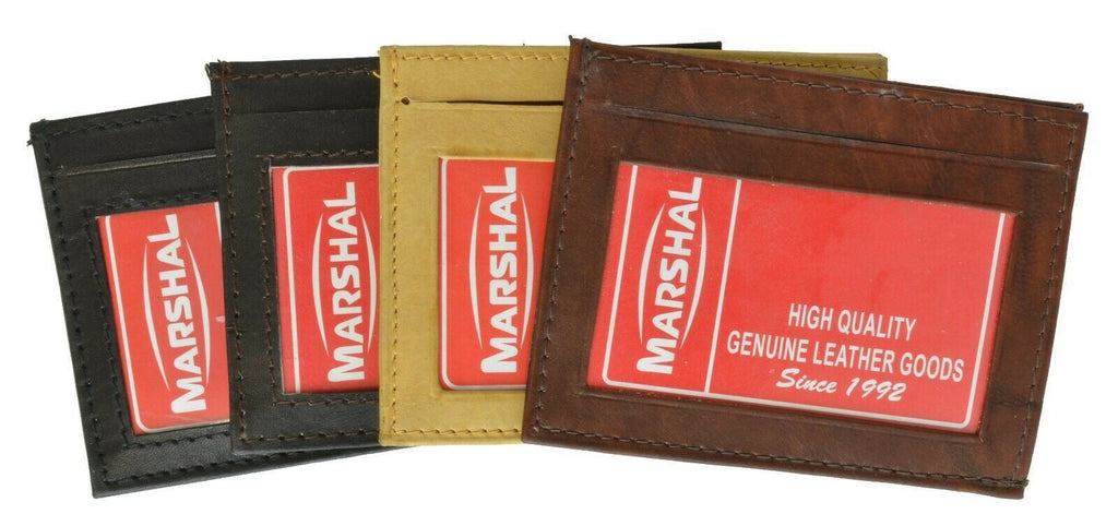 New Genuine Leather Slim Card Holder Wallets For Men - Minimalist - Image 4