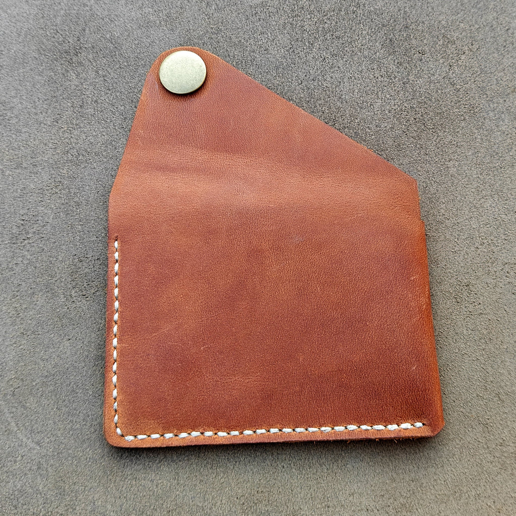 Genuine Leather Card Holder, Front Pocket Wallet, Men's Slim Purse Money Small Wallet,Minimalist Wallet brown - Image 5