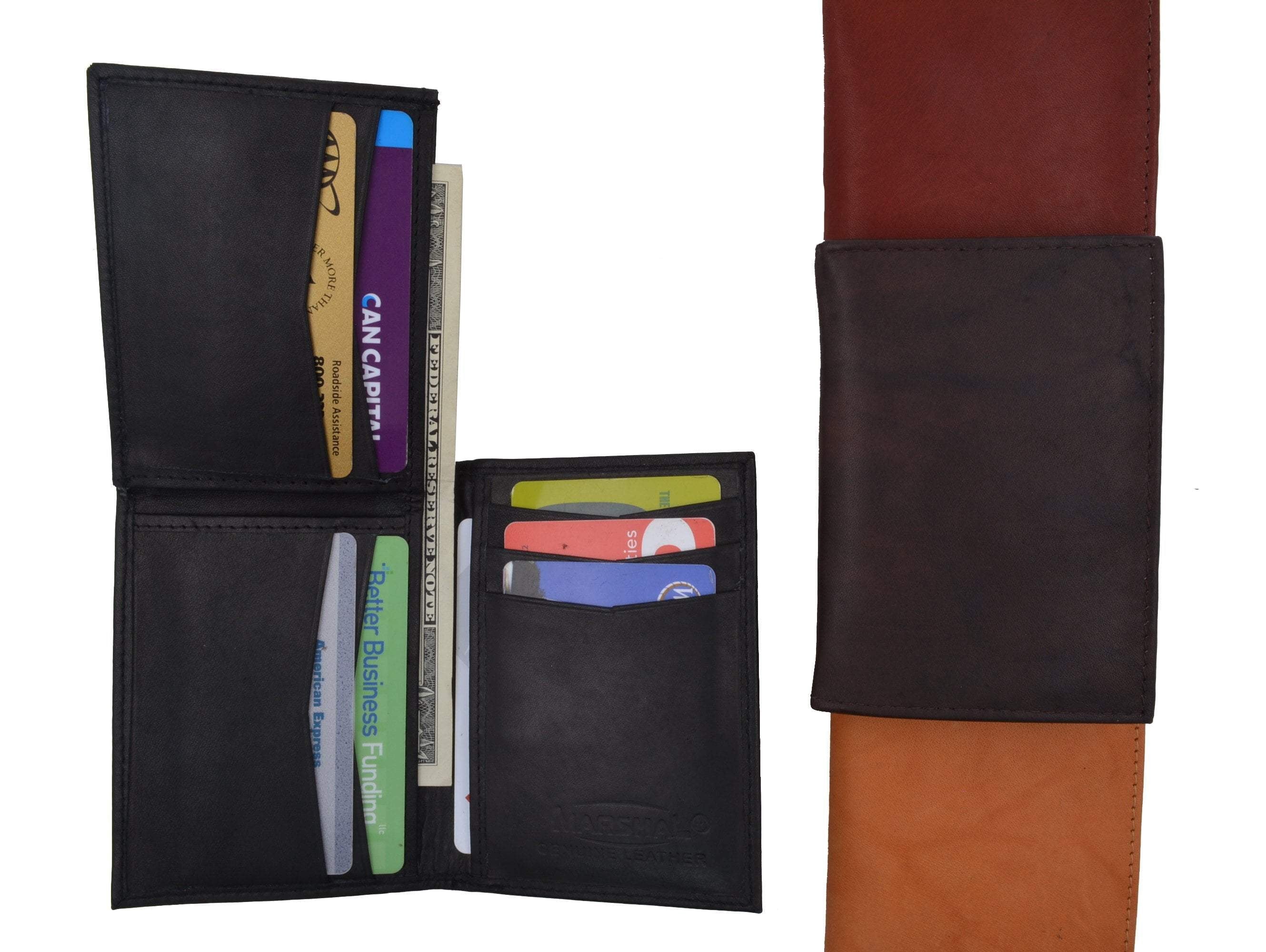 Mens Leather L Shape Bifold Wallet 139 CF - Image 2