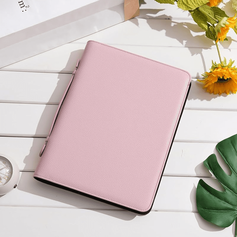 Wonderpool Travel Zippered Portfolio 3 Ring Binder A4 Padfolio Document Case with Removable Clipboard Legal Pad Holder, Business Office Scho - Image 3