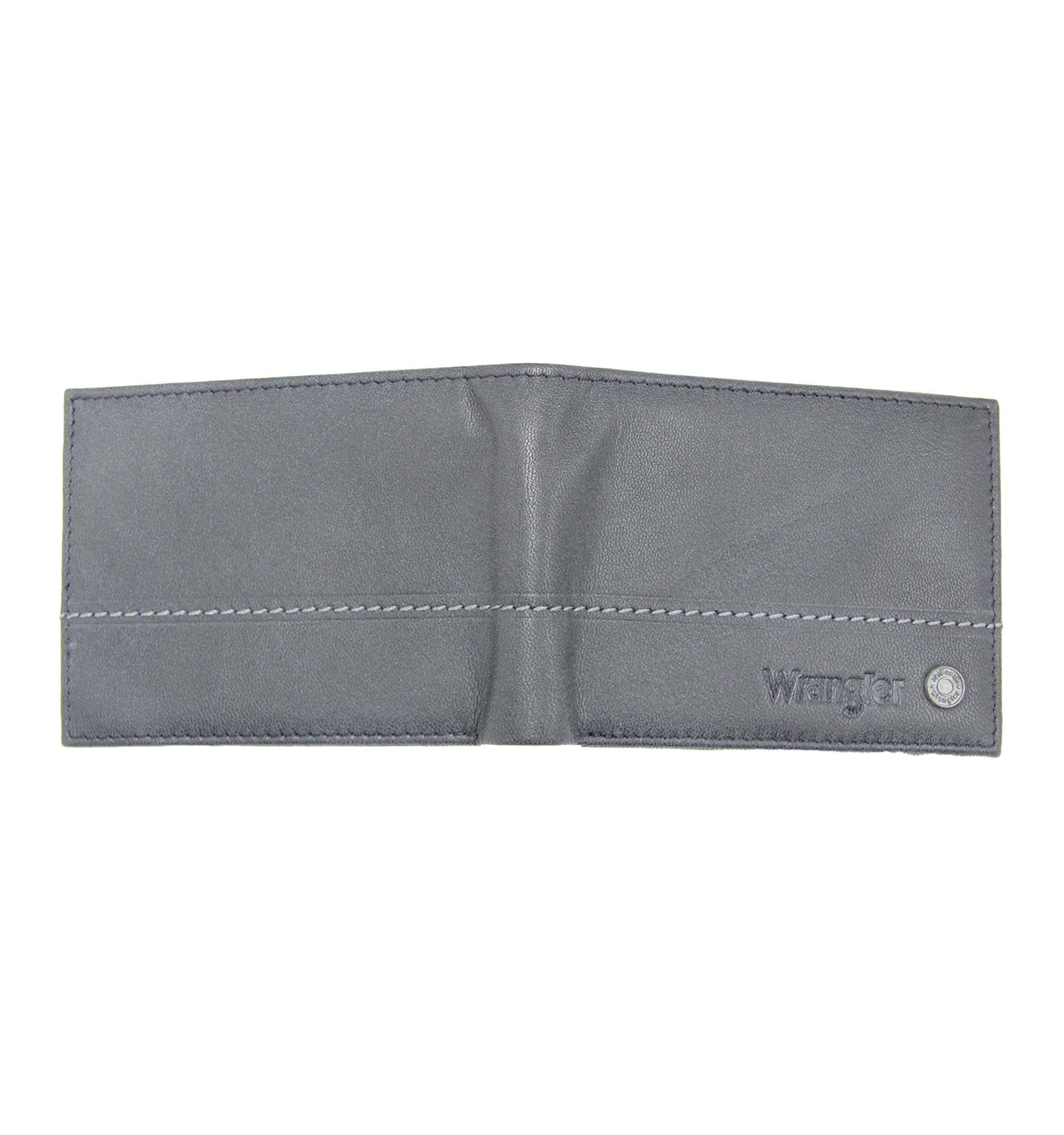 Leather Bifold Wallet - Black - Image 3