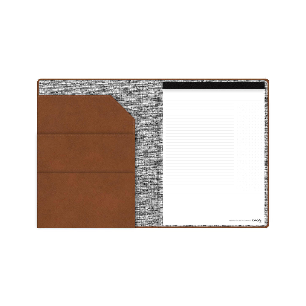 ASMBLD Faux Leather Padfolio, Letter Size, Non-Dated, Professional Portfolio with Notepad, Business Organizer for Mee... - Image 5