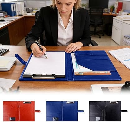 Portfolio Folder, Expanding Business Portfolio Binder for Interview Office School, Professional Presentation Organizer - Image 2