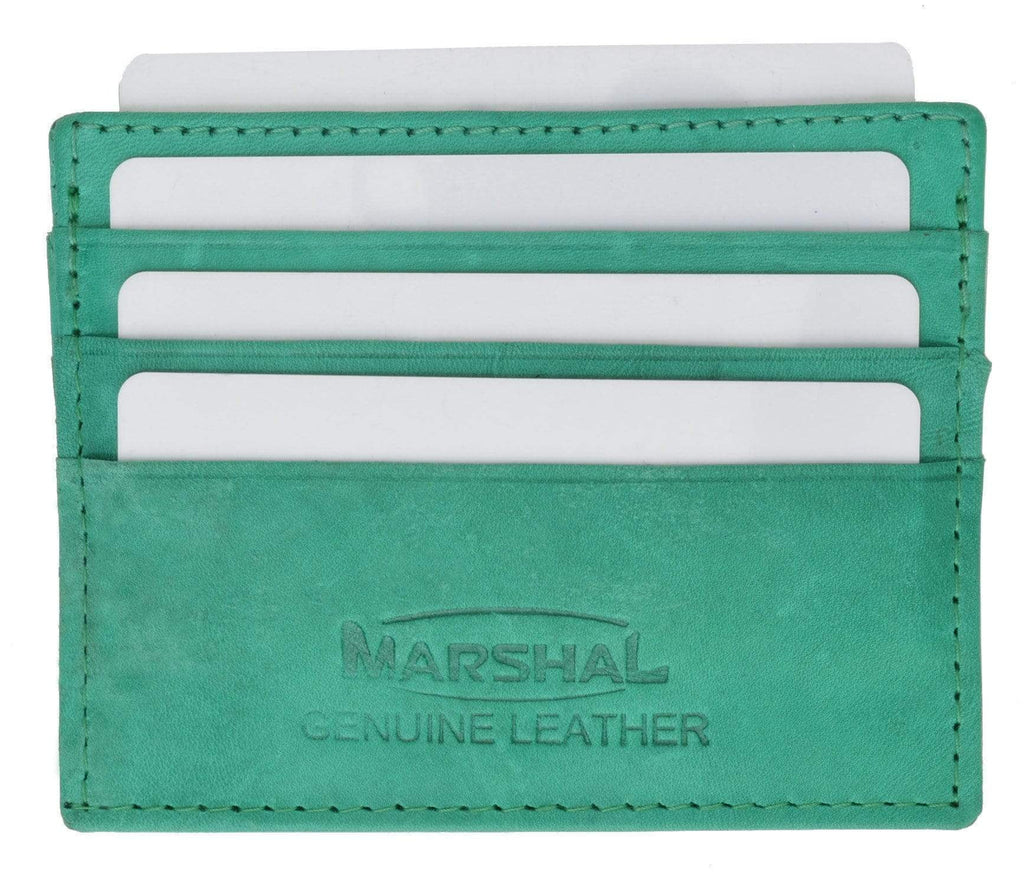 Genuine Leather Slim Thin Credit Card Holder 170 CF (C) - Image 4
