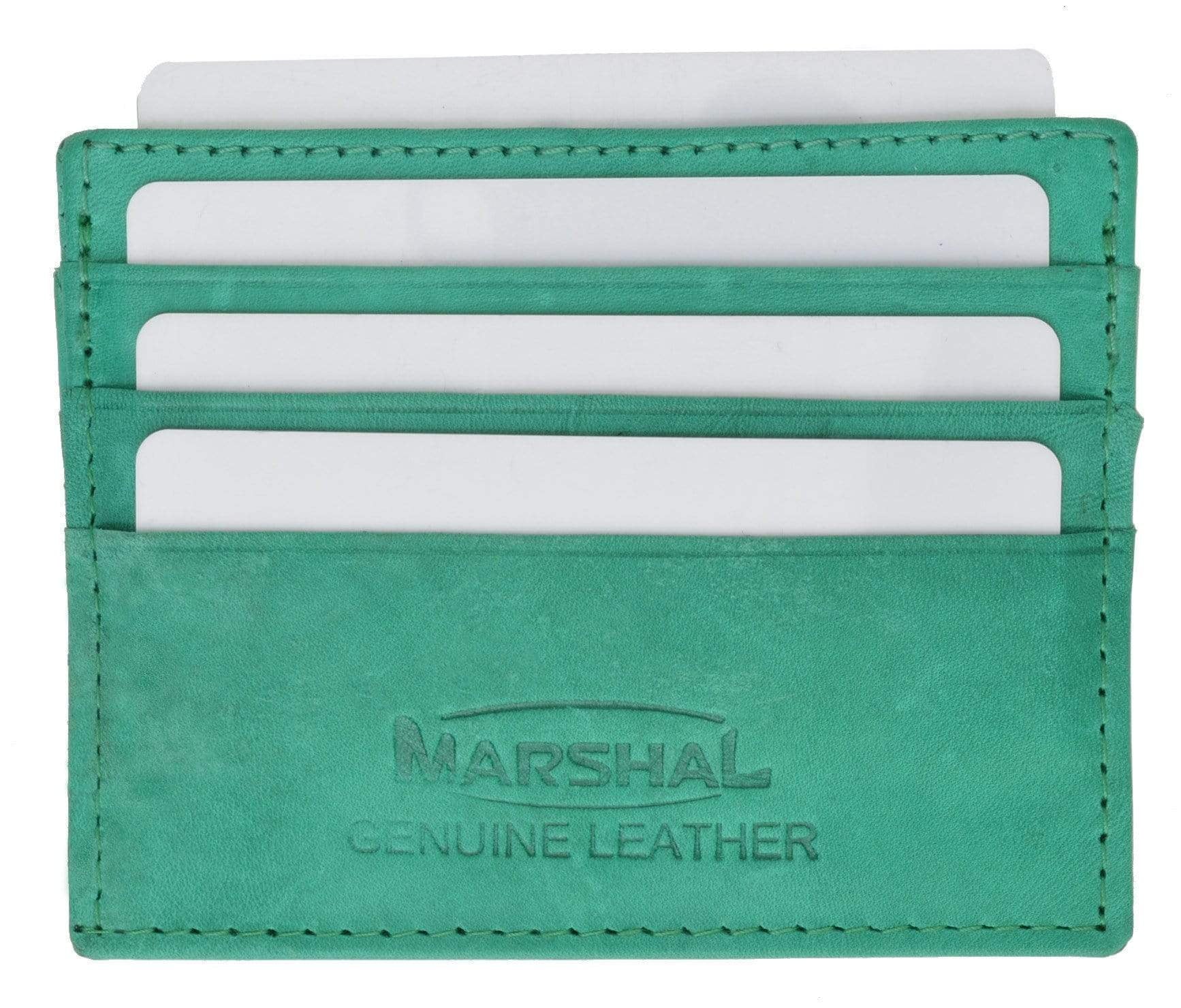 Genuine Leather Slim Thin Credit Card Holder 170 CF (C) - Image 4
