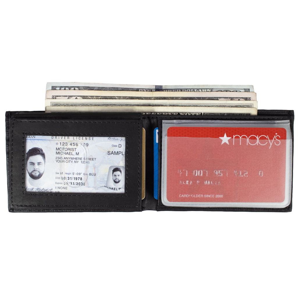 Genuine Leather Minimalist Bifold Wallet For Men, Slim Mens Wallet - Image 6