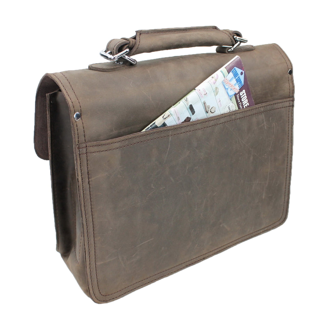 Cowhide Leather Pro Briefcase Case - Image 2