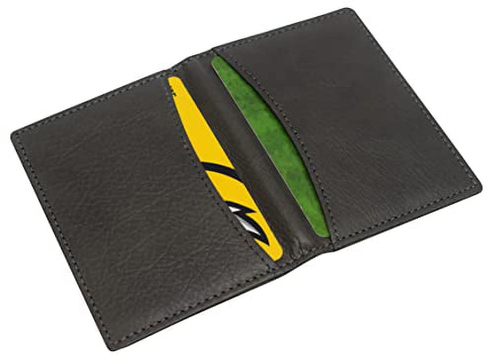 RFID Blocking Slim Thin Leather Credit Card ID Mini Wallet Holder Bifold Driver's License Safe - Image 4