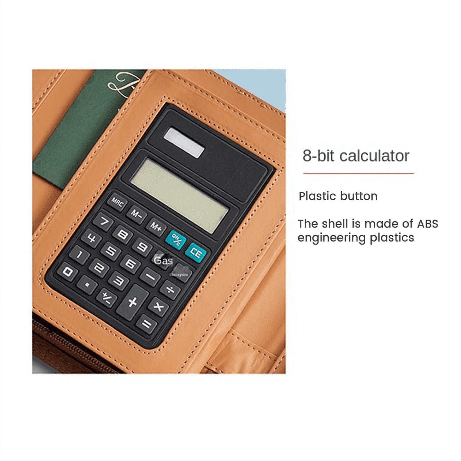 with Zipper for Women/Men, Business Padfolio with Handle, Conference Notepad Black - Image 4