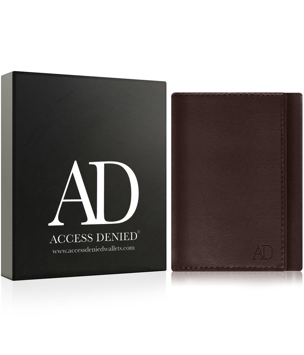 Genuine Leather Trifold Wallets For Men - Mens Wallet With 2 Flip-Up ID Windows RFID Blocking Gifts For Men - Image 5