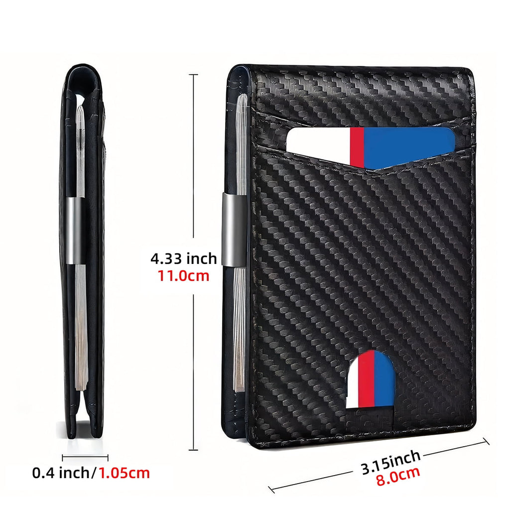 Wallet for Men, Leather Mens Wallet RFID Blocking Credit Card Holder,Father's Day Gifts - Image 4