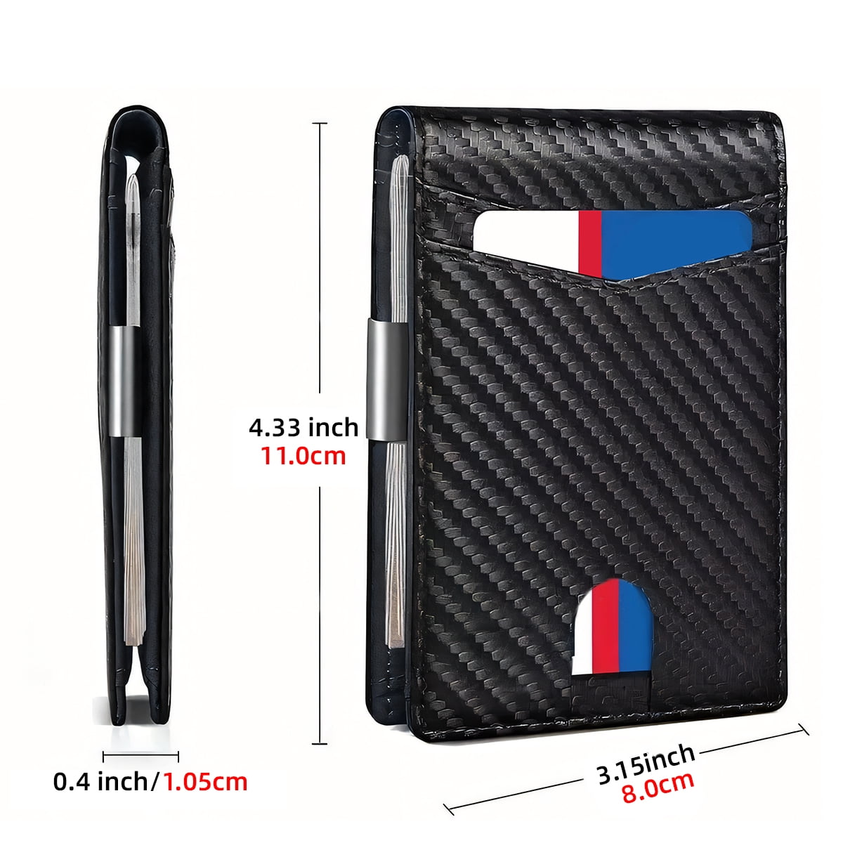 Wallet for Men, Leather Mens Wallet RFID Blocking Credit Card Holder,Father's Day Gifts - Image 4