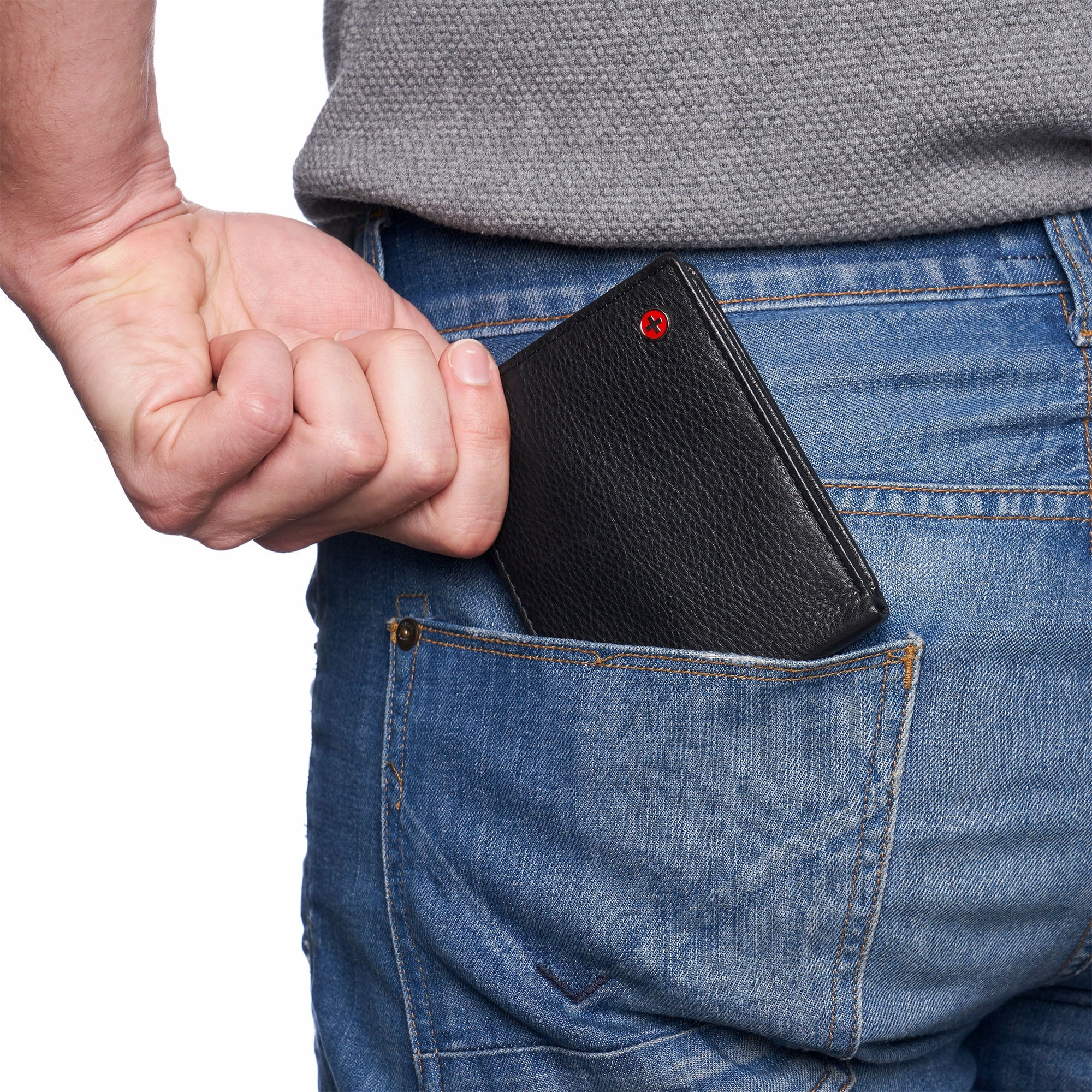 Mens Wallet for Men RFID Protected Leather Mens Wallet Spencer Bifold Divided Bill Section Gift Box 2 ID Windows 14 C... - Image 4