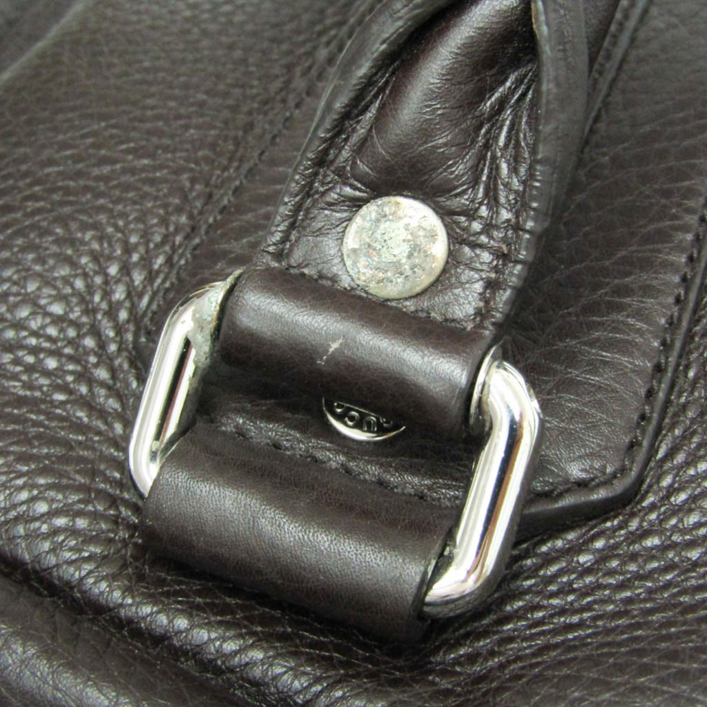Pre-Owned Gucci Business Bag 231850 Men's Leather Briefcase,Shoulder Bag Dark Brown (Good) - Image 6