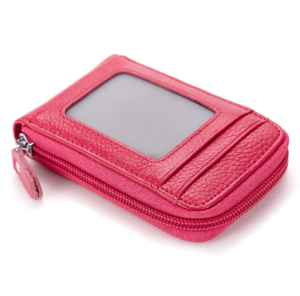 Men’s Genuine Leather Bifold Wallet, Slim Credit Card Holder with Zipper Pocket for Cash and Coins - Image 3
