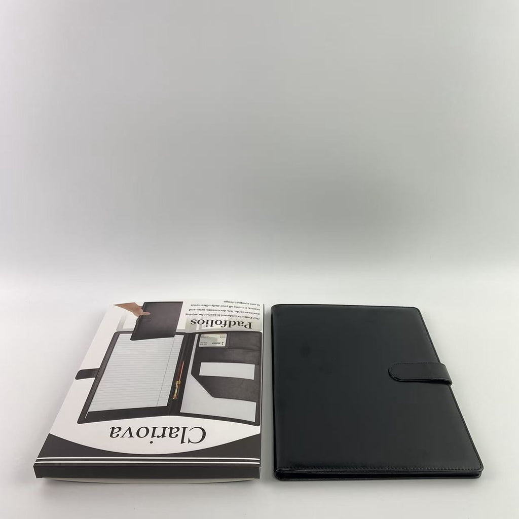 Padfolios, Faux Leather Portfolio Folder Binder, Legal Pad Holder for A4 Letter Size Notepad, Resume, Writing Pad, Id... - Image 4