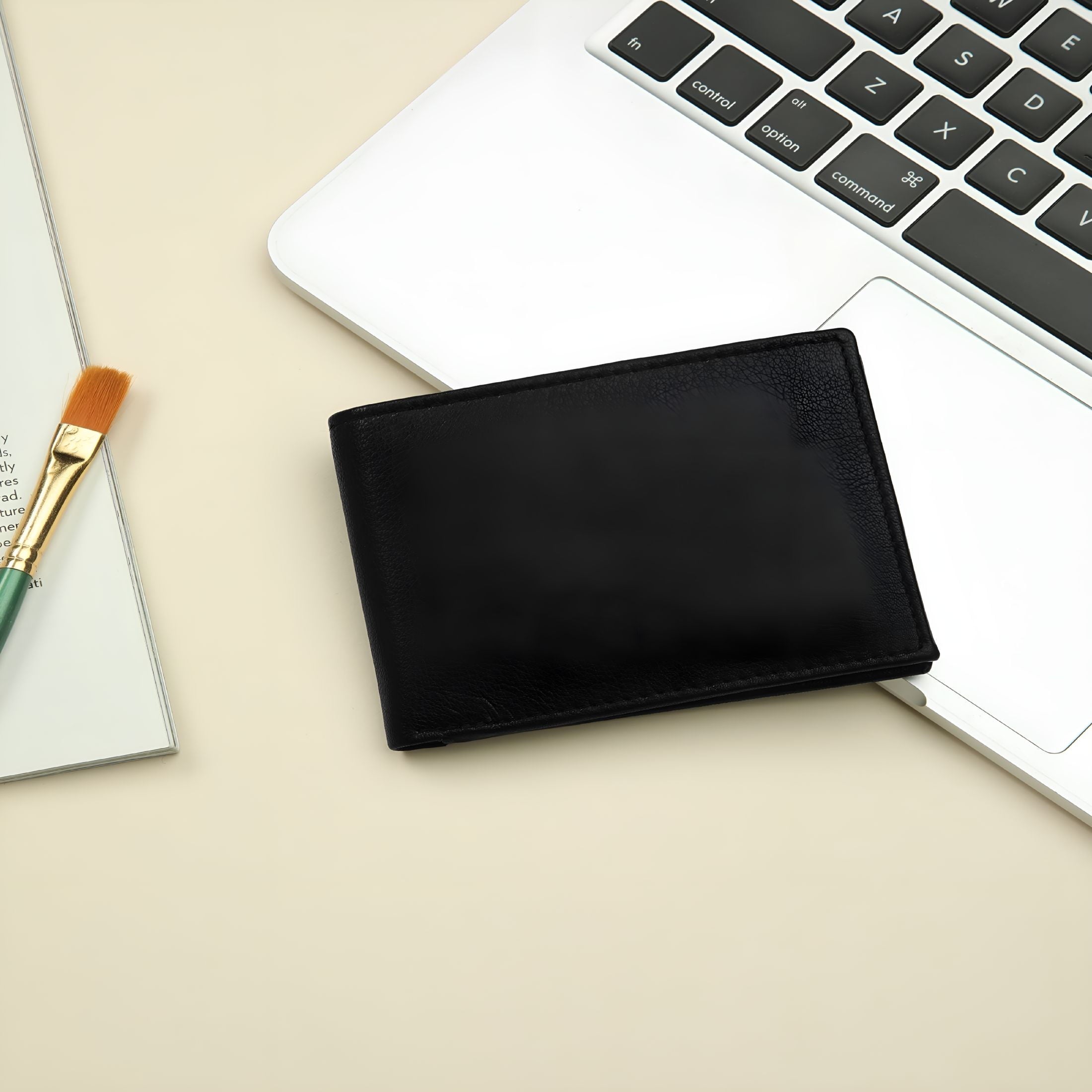2026 New Genuine Leather Minimalist Bifold Wallets for Men Rfid Blocking Slim Mens Wallet,Black,For Everyday Use,Travel,Business,Secure Card - Image 3