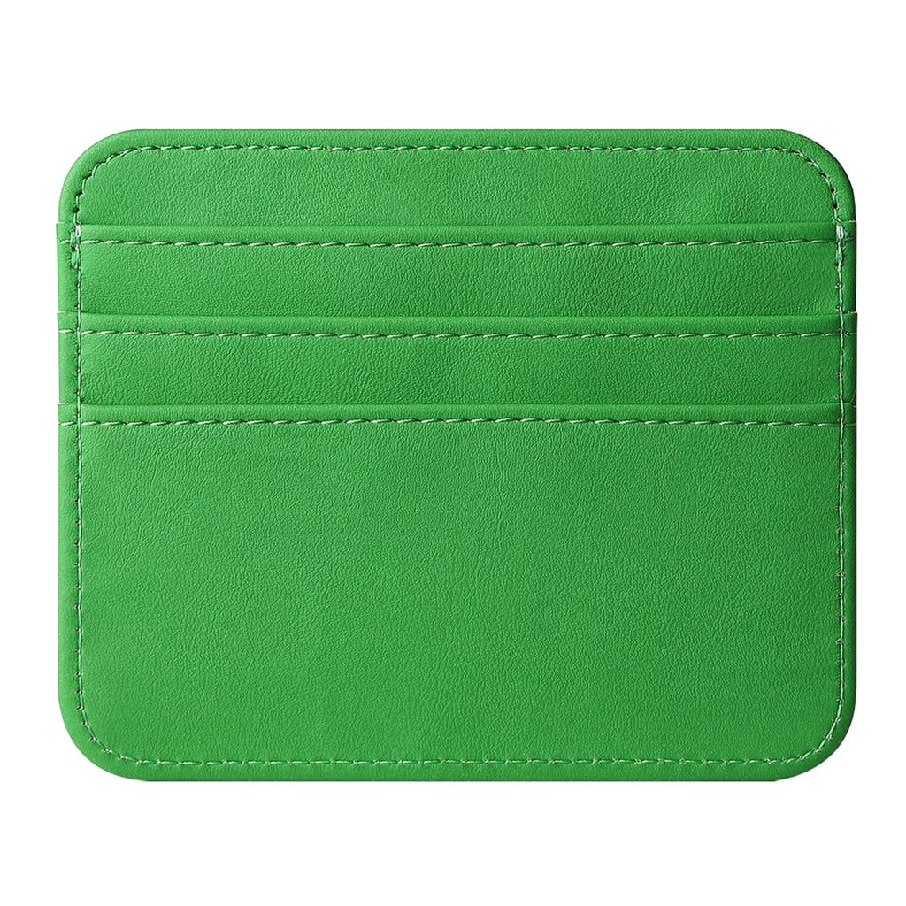 Slim Card Holder Minimalist Faux Leather Credit Card Wallet Mini Business Front Pocket Card Case Thin Coin Purse for ... - Image 5